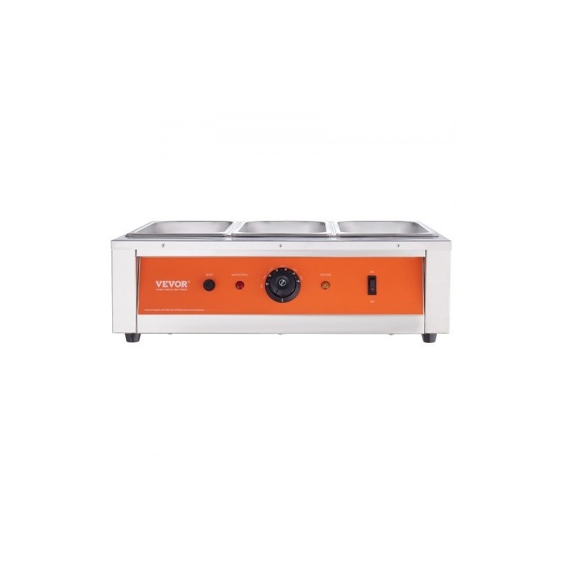 Kolmisäiliöinen suklaan sulatuslaite ruostumaton teräs 3 x 3,3 l säädettävä lämpötila