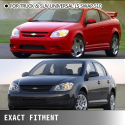 Pakosarja 304‑luokan ruostumatonta terästä lyhyt turbo Chevy Corvette 1963–1981 V8