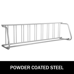 Pyöräteline sinkitty teräs 9 paikkaa yksipuolinen pulverimaalattu sisä ja ulkokäyttö