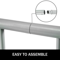 Pyöräteline sinkitty teräs 9 paikkaa yksipuolinen pulverimaalattu sisä ja ulkokäyttö