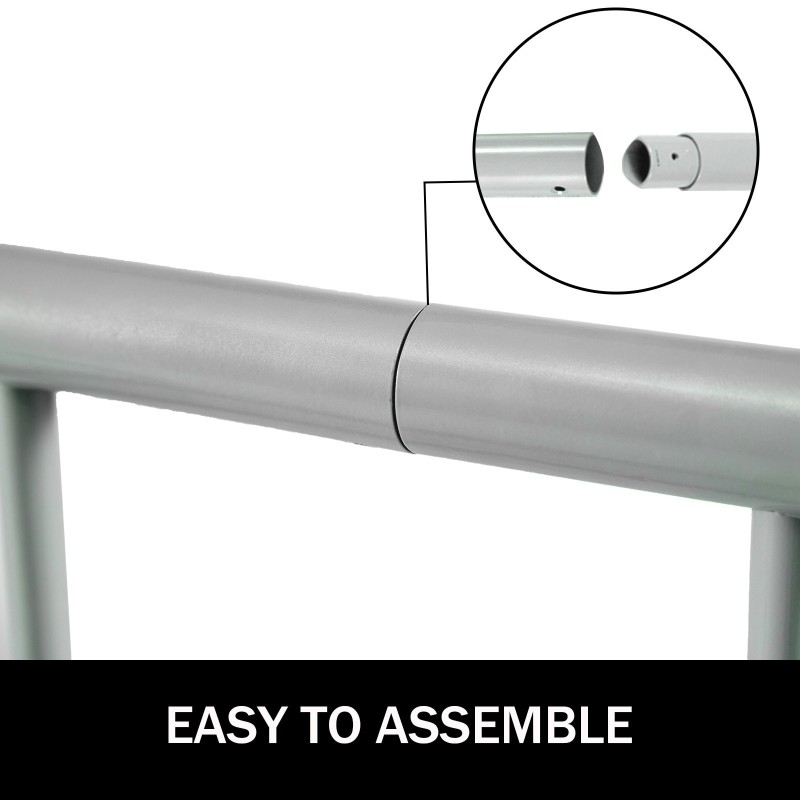 Pyöräteline sinkitty teräs 9 paikkaa yksipuolinen pulverimaalattu sisä ja ulkokäyttö