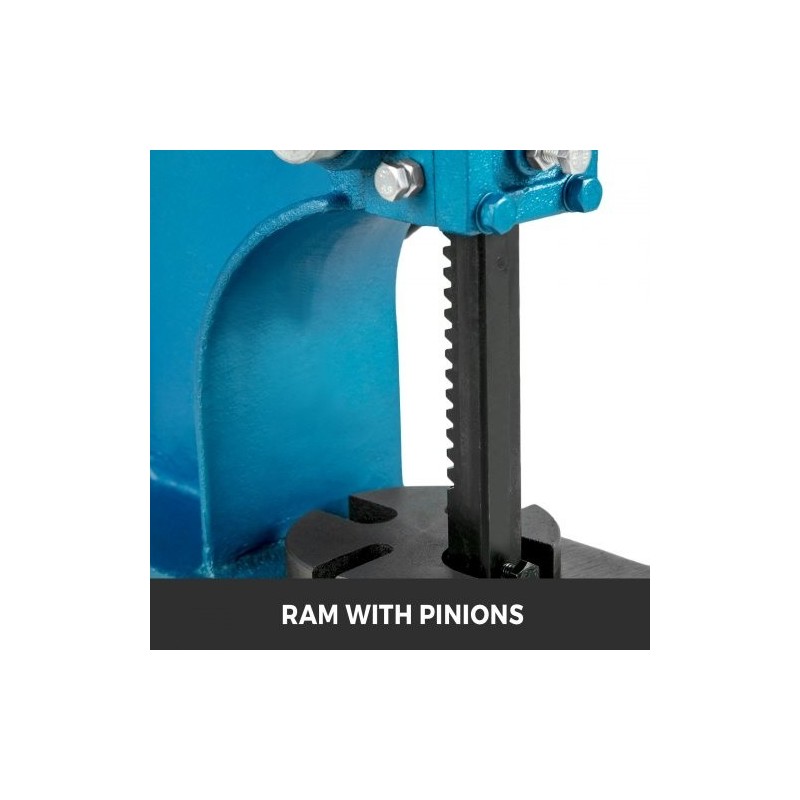 Pylväspuristin manuaalinen 1 tonni valurauta 110 mm työskentelykorkeus