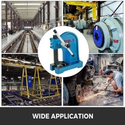 Pylväspuristin manuaalinen 1 tonni valurauta 110 mm työskentelykorkeus