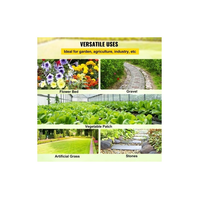 Rikkaruohomatto polypropeenikangas 1,2 x 91,4 m kaksikerroksinen musta puutarhaan