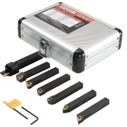 Sorvin kääntötyökalusarja 7-osainen 1 cm varsi 182 mm kovametalliterät alumiinikotelo