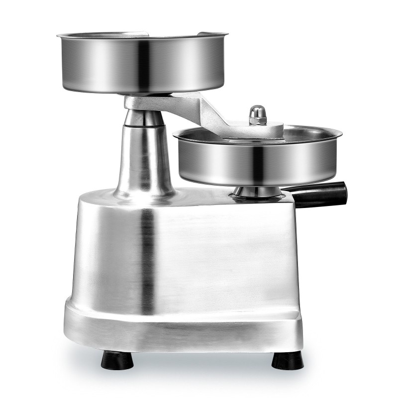 Manuaalinen burgeripihviprässi 150 mm ruostumaton teräskulho 1000 kpl pihvivahtipapereita ammattikeittiöön