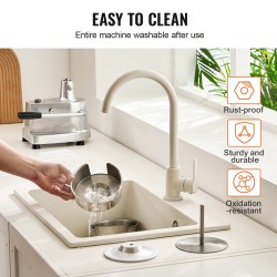 Hampurilaispihvipuristin manuaalinen 130 millimetriä ruostumaton teräskulho alumiinirunko 1000 pihvipaperia