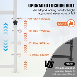 Metallinen vuohien ja lampaiden hoitoteline 1295x584 mm säädettävä pöytäkorkeus 533–838 mm nenälenkillä