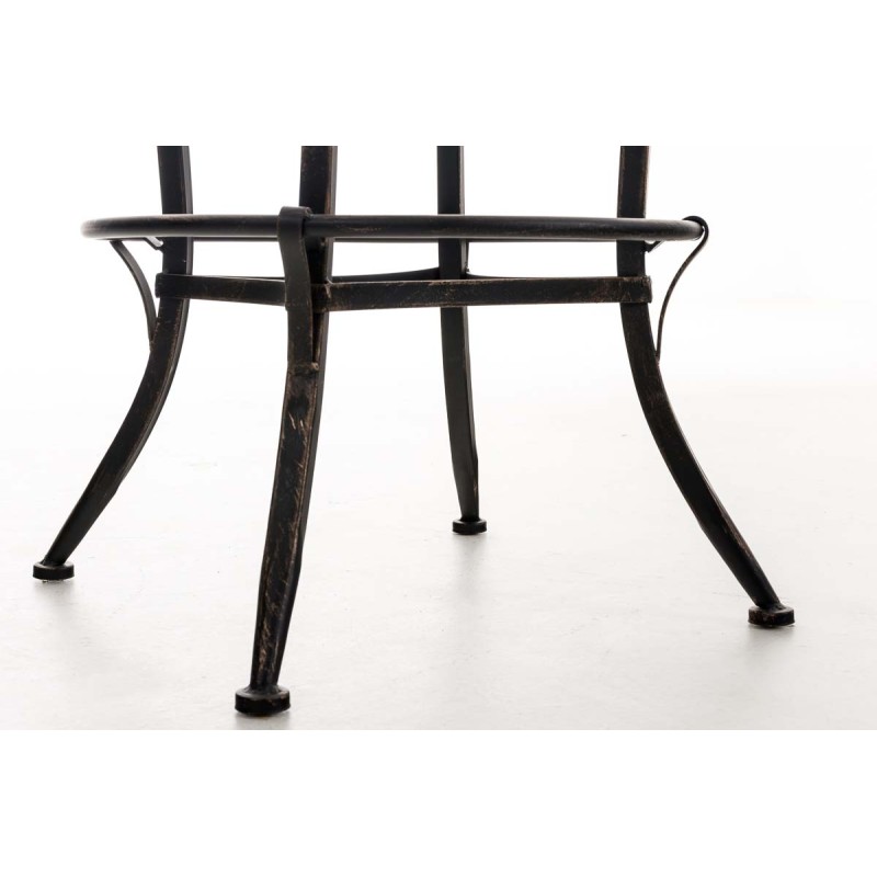 Tyylikäs säädettävä baarijakkara keinonahkaistuimella ja metallijalustalla