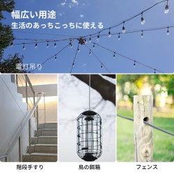 Ruostumaton T316 teräsvaijeri 1x19 rakenne 4,8 mm 305 m meriolosuhteisiin