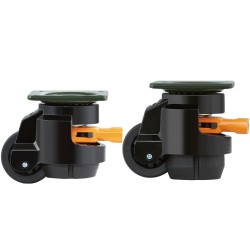 Tasonsäätöpyörät 4 kpl 499 kg 50,8 mm nailon 360 astetta työpenkeille