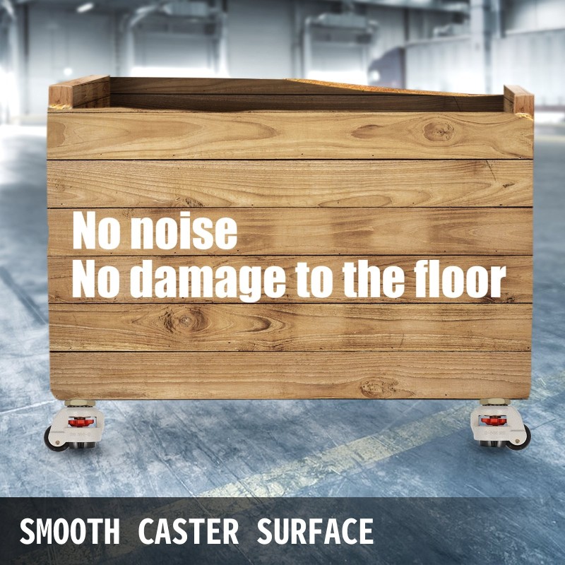 Tasasäätöpyöräsarja 4 kpl 63 mm nailonpyörä nitrilikumi-tukijalka 500 kg pyörää kohti