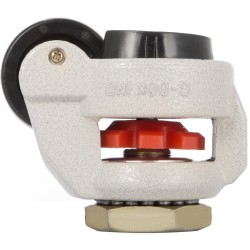 Tasasäätöpyöräsarja 4 kpl 63 mm nailonpyörä nitrilikumi-tukijalka 500 kg pyörää kohti