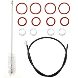 Juusto- ja kastikelämmitin ruostumatonta terästä kaksi 2,3 l säiliötä kaksi pumppua