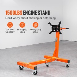 Moottoriteline teräs 680 kg kantavuus 360 asteen säädettävällä kiinnityspäällä
