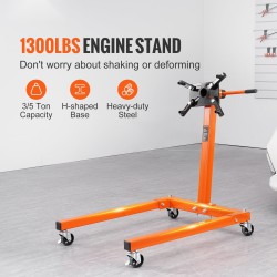 Moottoriteline teräksinen 590 kg kantavuudella 360 asteen kiinnityspäällä pyörillä