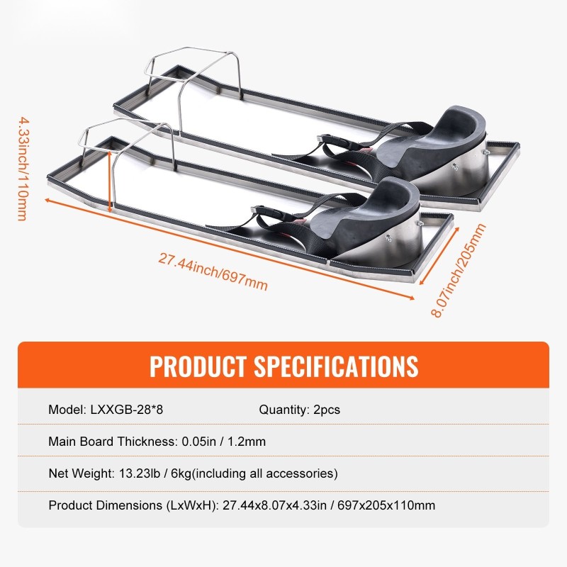 Betonipolvivuoteet ruostumattomasta teräksestä 70x20x10 cm pari EVA pehmusteilla varvaspidikkeillä betonin viimeistelyyn