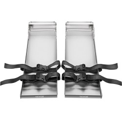 Betonipoljinlaudat ruostumattomasta teräksestä 75x20 cm 2 kpl betonin viimeistelyyn