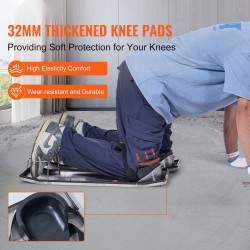 Betonipolvilautaliukulevyt ruostumattomasta teräksestä 75x20x10 cm pari betonin viimeistelyyn