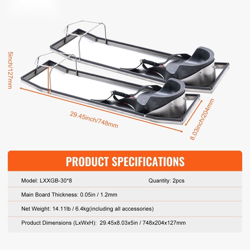 Betonipolvilautaliukulevyt ruostumattomasta teräksestä 75x20x10 cm pari betonin viimeistelyyn