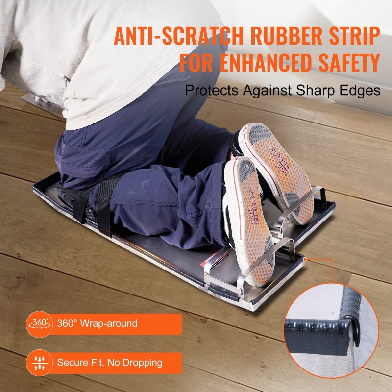 Polvilaudat ruostumattomasta teräksestä 697 x 205 mm pari betonin viimeistelyyn