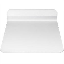 Tärylevyn suojamatto muovinen 48,5 x 49 cm 0,6 cm paksu 2 kiinnitysklipsiä