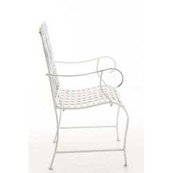 Romanttinen rautainen puutarhapenkki ulko- ja sisäkäyttöön