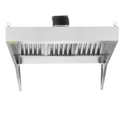 Liesituuletin 201-ruostumaton teräs 1800 mm leveä 3 U-muotoista ritiläsuodatinta ravintoloihin ja ruokarekkoihin