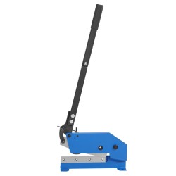 Käsikäyttöinen metallileikkuri pöytämalli teräslevyille 270 mm 6 mm pyörötangoille 13 mm