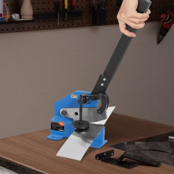 Käsikäyttöinen pöytäkiinnitteinen levyleikkuri Q235 runko T10 terät 6mm 110mm