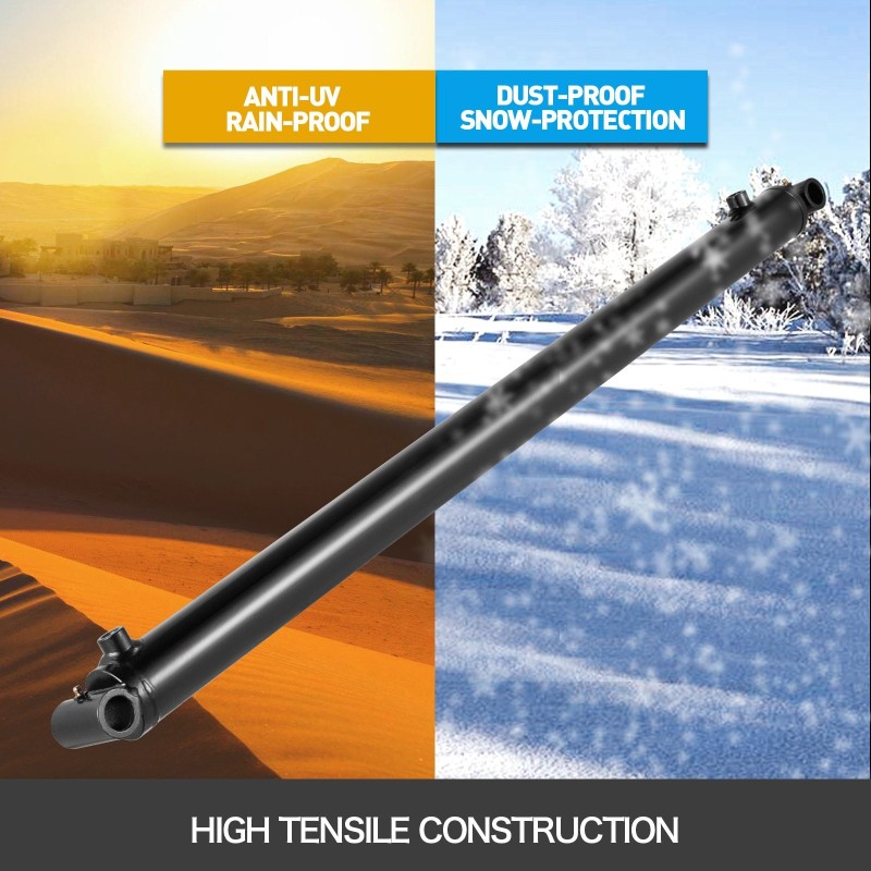 Hydraulisylinteri 50 mm poraus 914 mm iskunpituus kaksoisvaikutteinen hitsattu