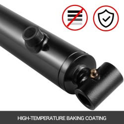 Hydraulisylinteri 50 mm poraus 914 mm iskunpituus kaksoisvaikutteinen hitsattu