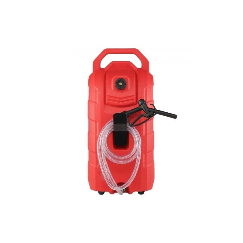 Polttoainesäiliö 60 litraa PE-muovinen painovoimalla toimiva purku 6-tuumaiset kumipyörät