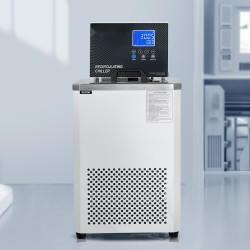 Laboratoriokierrätysjärjestelmä 6 l ruostumaton teräs vesiallas kaksoiskierto -5–100 °C