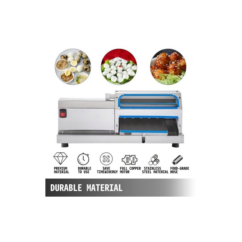 Viiriäisenmunankuorija 304 ruostumaton teräs 25 watin moottori 60 kilogrammaa tunnissa automaattinen ammattikeittiöihin