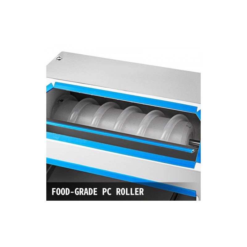 Viiriäisenmunankuorija 304 ruostumaton teräs 25 watin moottori 60 kilogrammaa tunnissa automaattinen ammattikeittiöihin