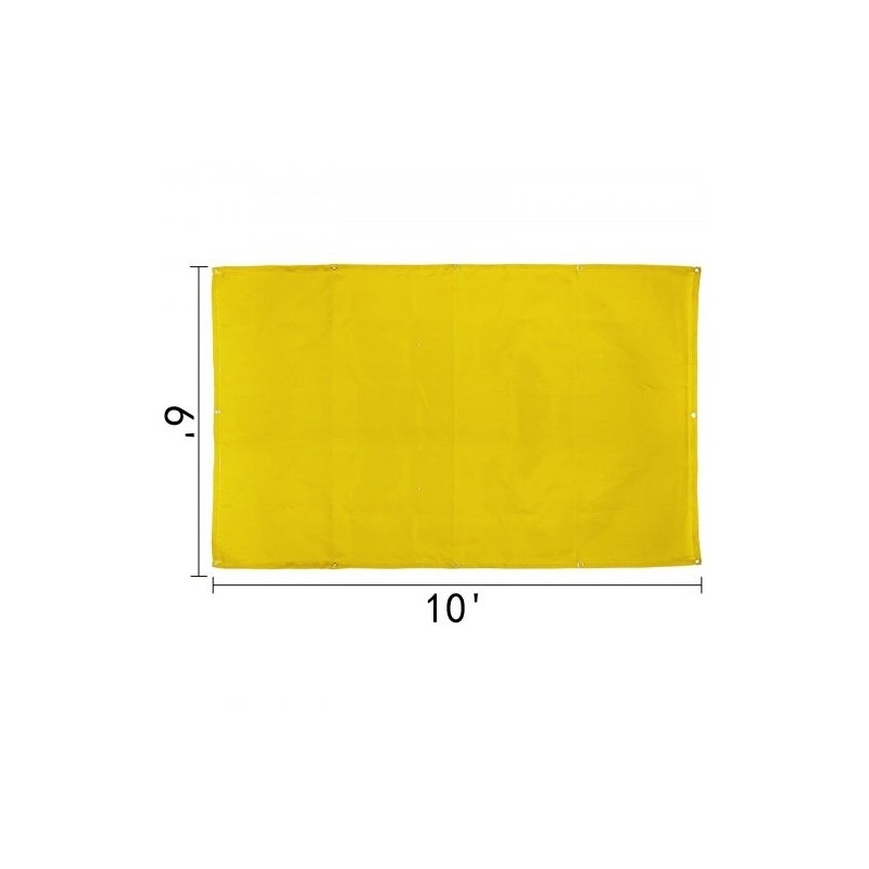 Lasikuituinen hitsauspeite kullanvärinen 1,8 x 3,05 m liekinkestävä