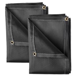 Lasikuituinen hitsauspeite ja palosammutuspeite 2 kpl 2,44x3,05 m 550°C