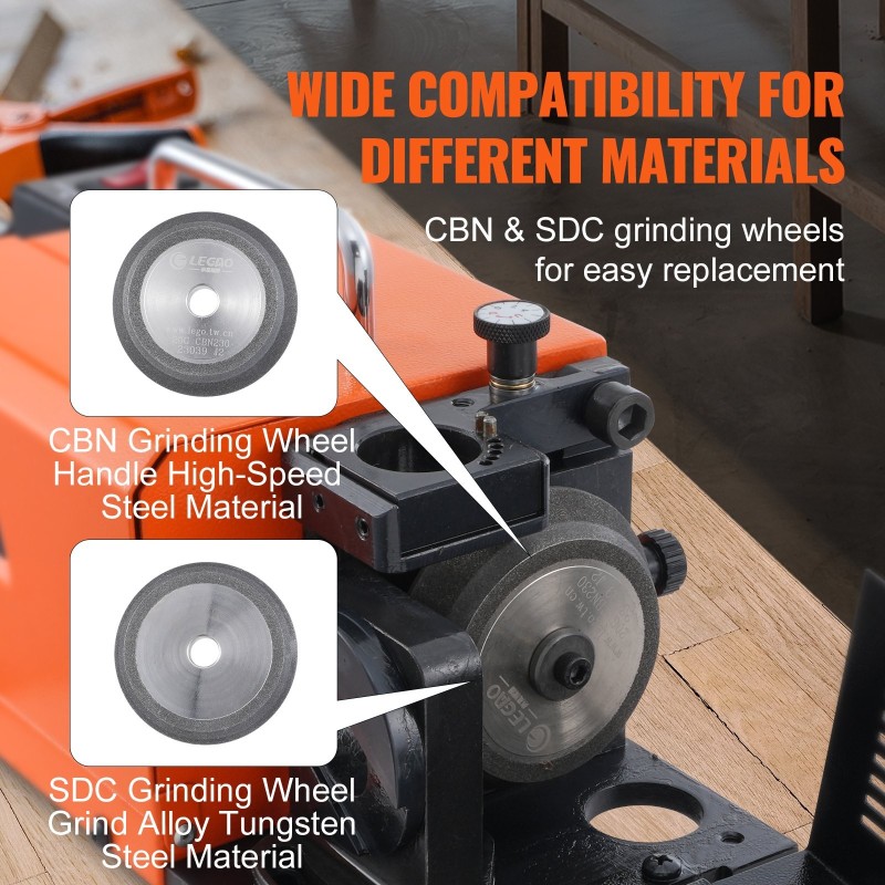 Poranterän teroitin 3–20 mm 18 istukkaa säädettävä 95–135 asteen kulma
