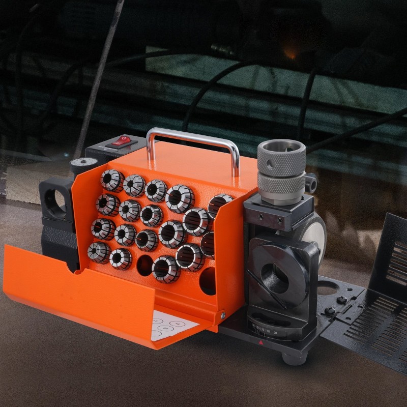 Poranterän teroitin 3–20 mm 18 istukkaa säädettävä 95–135 asteen kulma