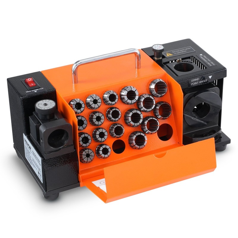 Poranterän teroitin 3–20 mm 18 istukkaa säädettävä 95–135 asteen kulma