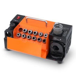 Poranterien teroitin 3–13 mm säädettävä kärkikulma 95–135 astetta 11 kiristintä kaksi hiomalaikkaa