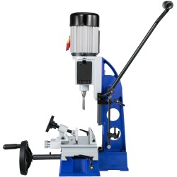 Pöytämallinen tappireikäkone täyskuparimoottori 0,5HP 1700RPM valurautainen työpöytä 13mm istukka