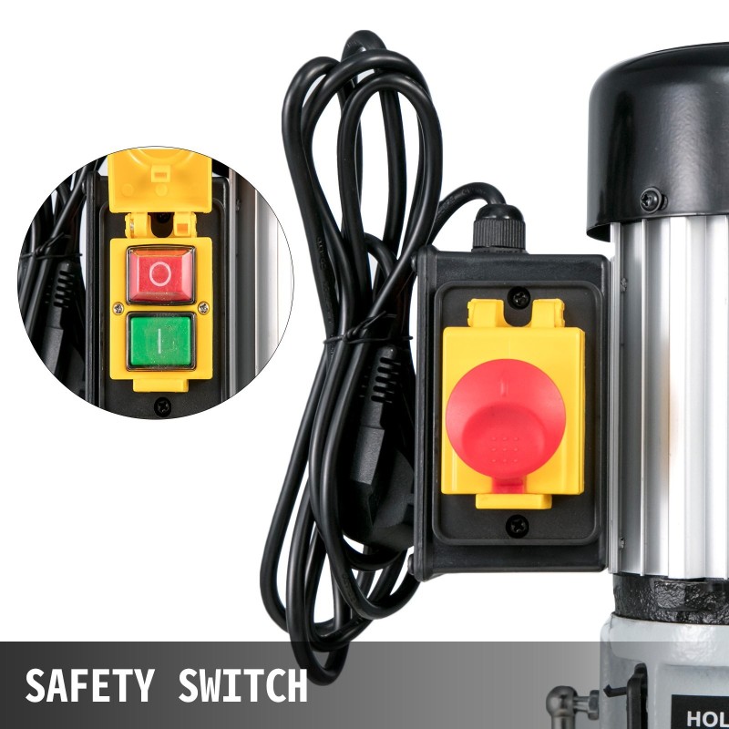 Pöytämallinen tappikone valurauta-teräsrunko 550W 2800RPM 6–12mm talttaterä 13mm istukka