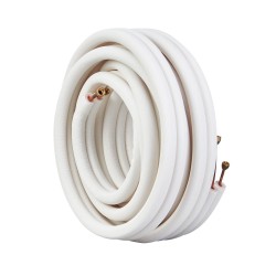 Kupariputkisetti 15240 mm 6 35 ja 9 53 mm kolmikerroksisella eristyksellä ilmastointiin ja lämpöpumppuihin