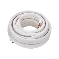 Kupariputkisetti 15240 mm 6,35 ja 9,53 mm kolmikerroksisella eristyksellä ilmastointiin ja lämpöpumppuihin