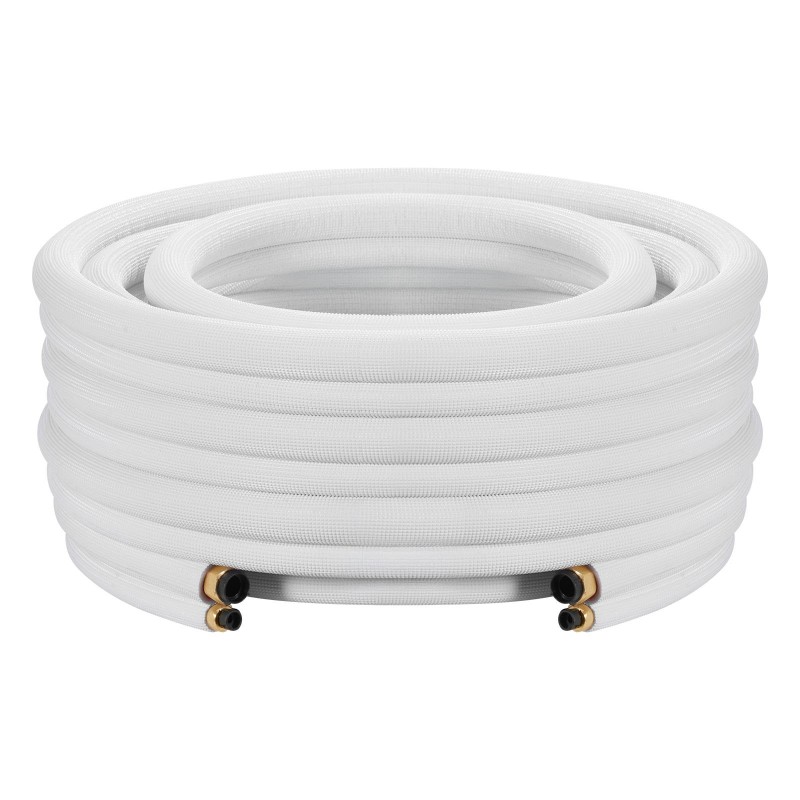 Mini split putkistosarja 30,5 m kuparia 9,5 ja 15,9 mm PE-eriste