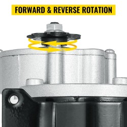 Harjallinen 24V tasavirtamoottori 350W 3000 r/min 410-9T ketjuratas rauta-alumiinikotelo