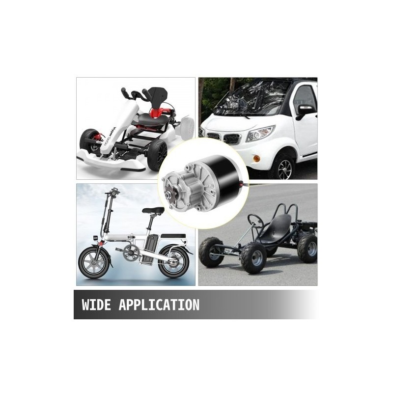 Harjallinen 24V 250W vaihdemoottori sähköajoneuvoihin sisältää ohjaimen ja ketjun