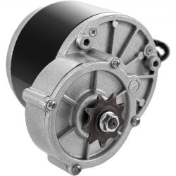 Harjallinen 24V 250W vaihdemoottori sähköajoneuvoihin sisältää ohjaimen ja ketjun